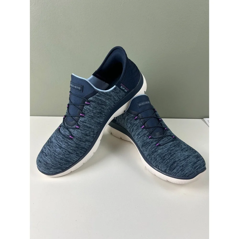 Skechers Women's Summits - Dazzling Haze Slip-Ins 149937 Navy Purple